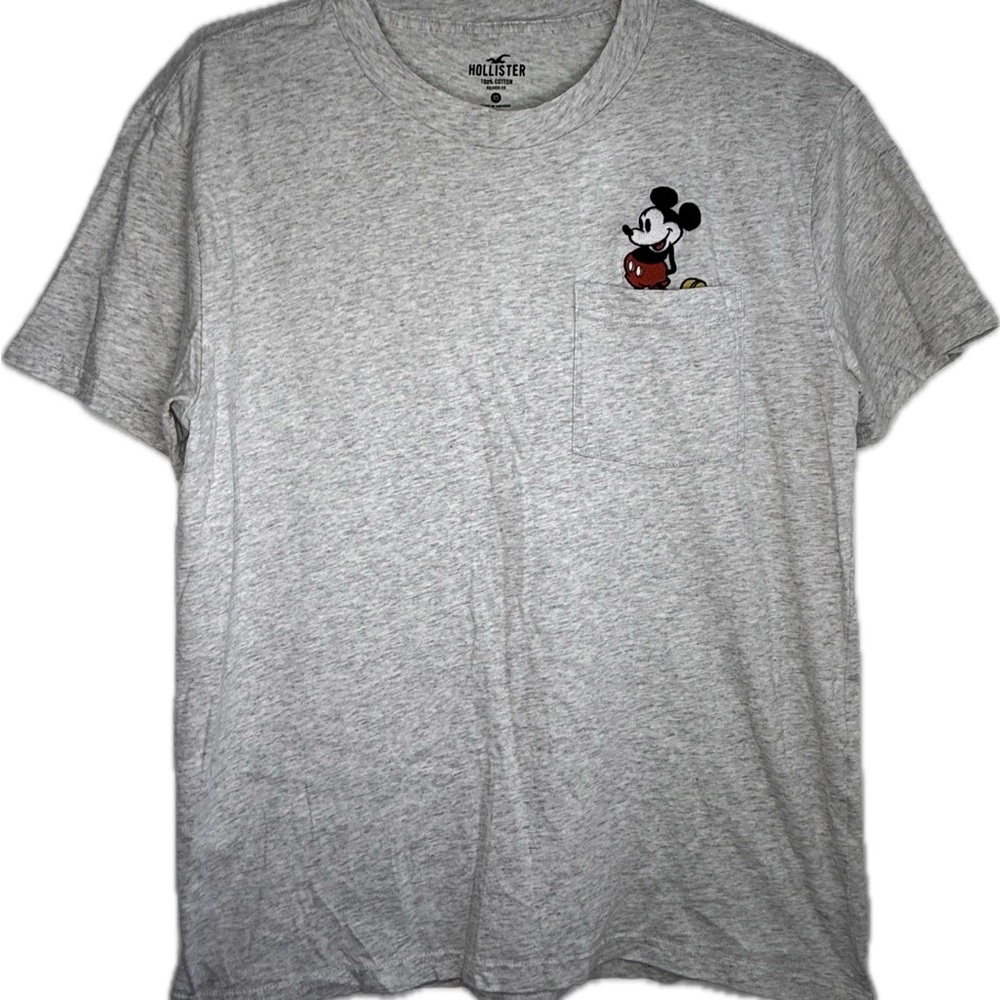 Hollister X Mickey Mouse Pocket Graphic T-Shirt Size XS